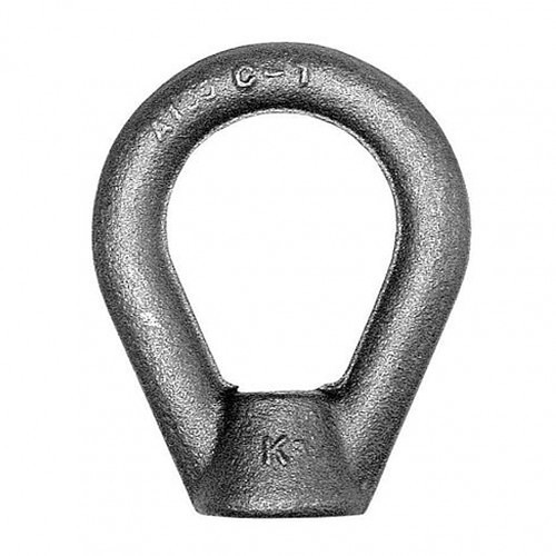 KEN FORGING EN-7-2H-ZN Eye Nut, Measurement System: Imperial, 5/8-11, C1045 Carbon Steel, Zinc Plated, Working Load: 5000 lb